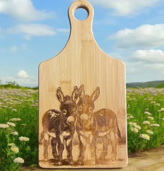 Donkey Duo Cutting Board