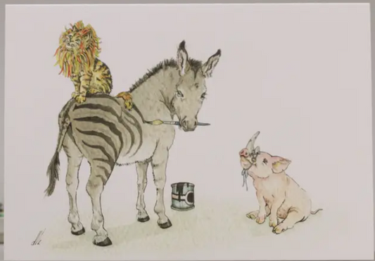 Costume Donkey Card