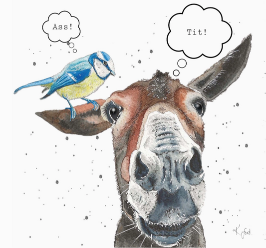 Ass/Tit Donkey Card