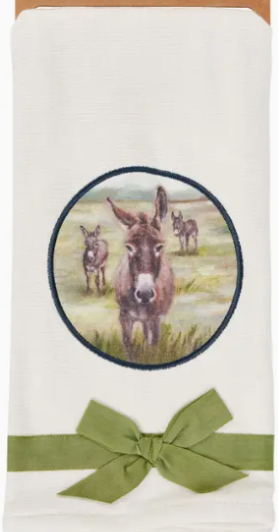 Neutral Donkey's Kitchen Towel