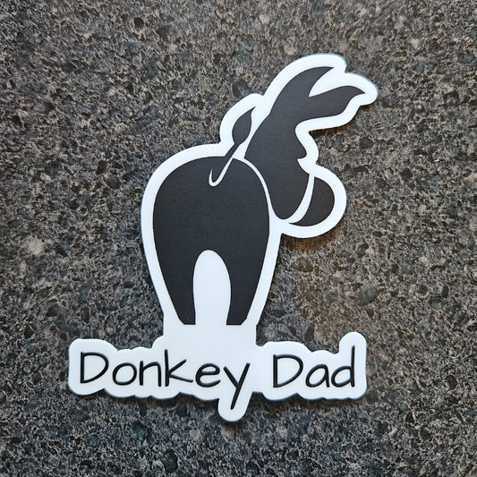Donkey Dad Sticker