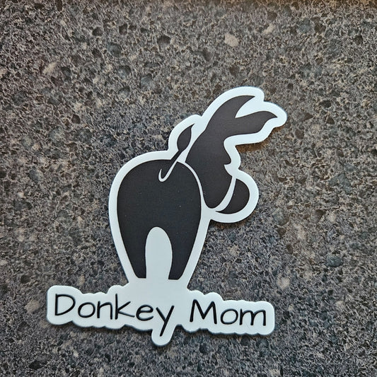 Donkey Mom Sticker