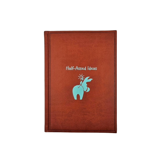 Half-Assed Ideas Inspiration Donkey Notebook