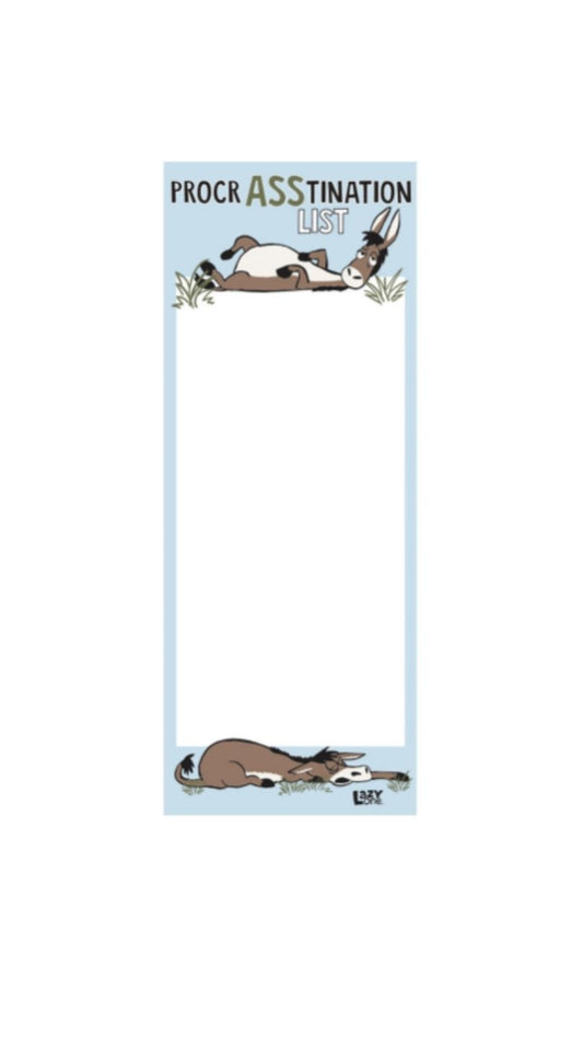 "ProcrASStination" Notepad