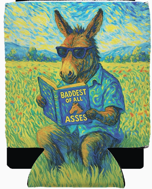 Donkey "Baddest of All Asses" koozie